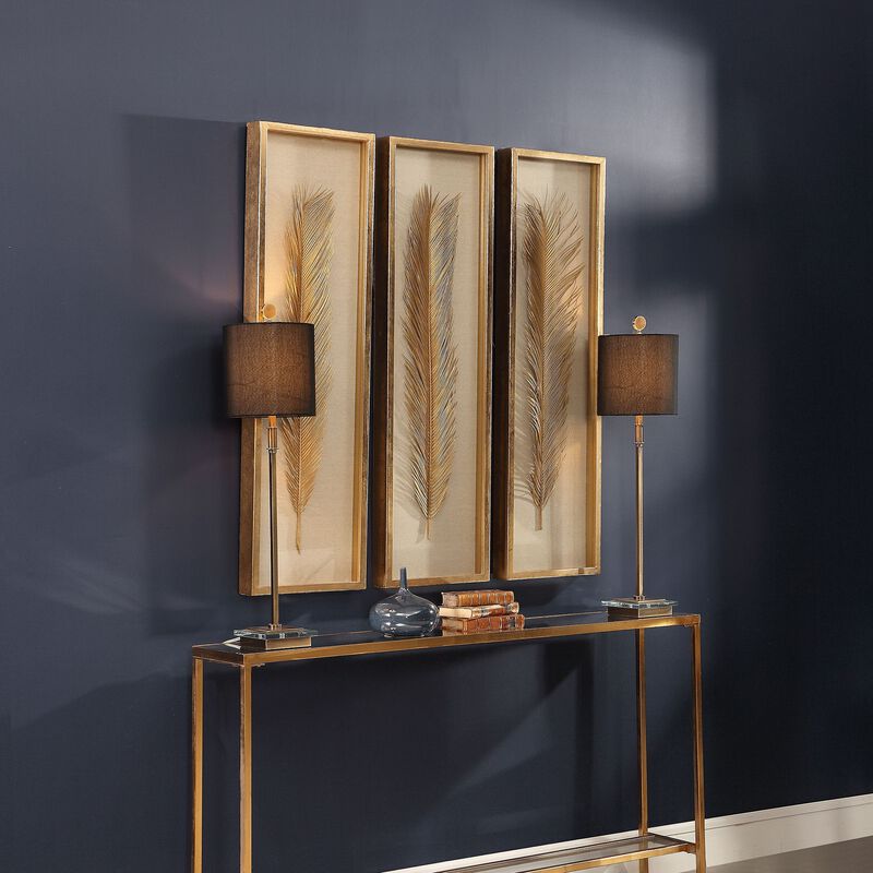 Uttermost Palma Gold Leaf Shadow Box Set/3 image number 2